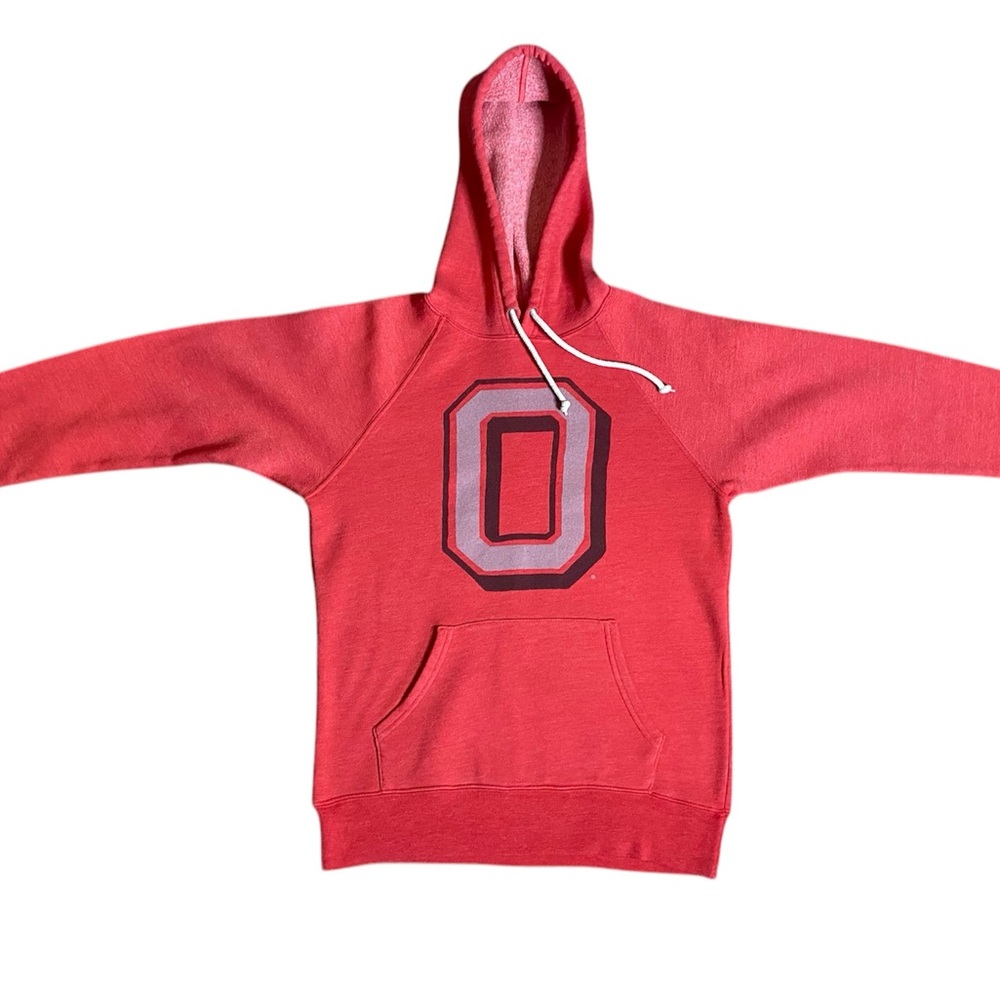 Homage Red Hoodie Ohio State Medium